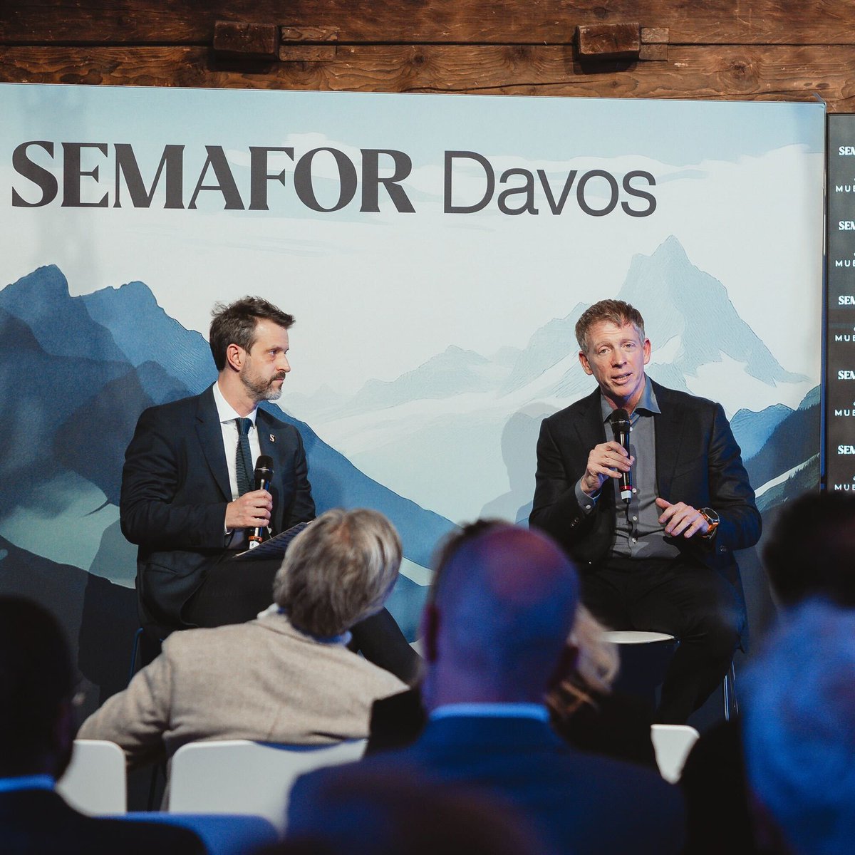 mgx_ai's tweet photo. At Davos, MGX Chief Strategy and Safety Officer, David Scott joined a fireside chat at @semafor Haus to discuss how MGX is helping build the physical layer of AI at global scale.

The conversation explored lessons from scaling at record speed since 2024, and what effective collaboration between investors and industry will require over the next decade of AI breakthroughs.

#AI #MGX #Davos