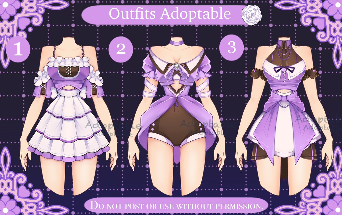 Hello ˖ ✮𓂃.𖥔݁˖꩜⊹࣪˖🫟
The new set has been updated.<3

☁️VGan: vgen.co/sakisang

🤍DA : [open] Adoptable Outfits
deviantart.com/saki19755/art/…

#adoptable  #Deviantart #outfit  #adoptables #adopts #characterdesign #Vtuber #commissionsopen #VGen #vgencode