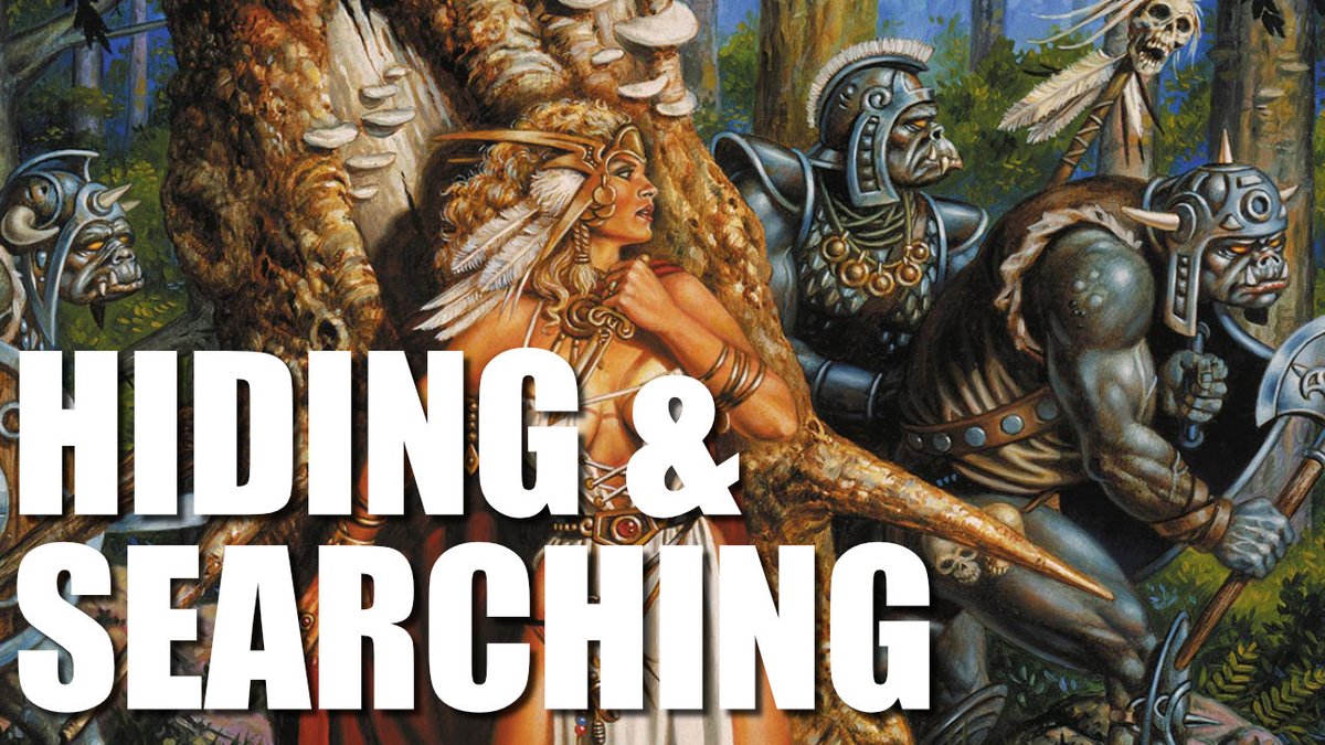 I’ve got a new video out discussing hiding &amp; searching in classic D&amp;D and different way to adjudicate these rules. #DnD #OSR #ttrpg