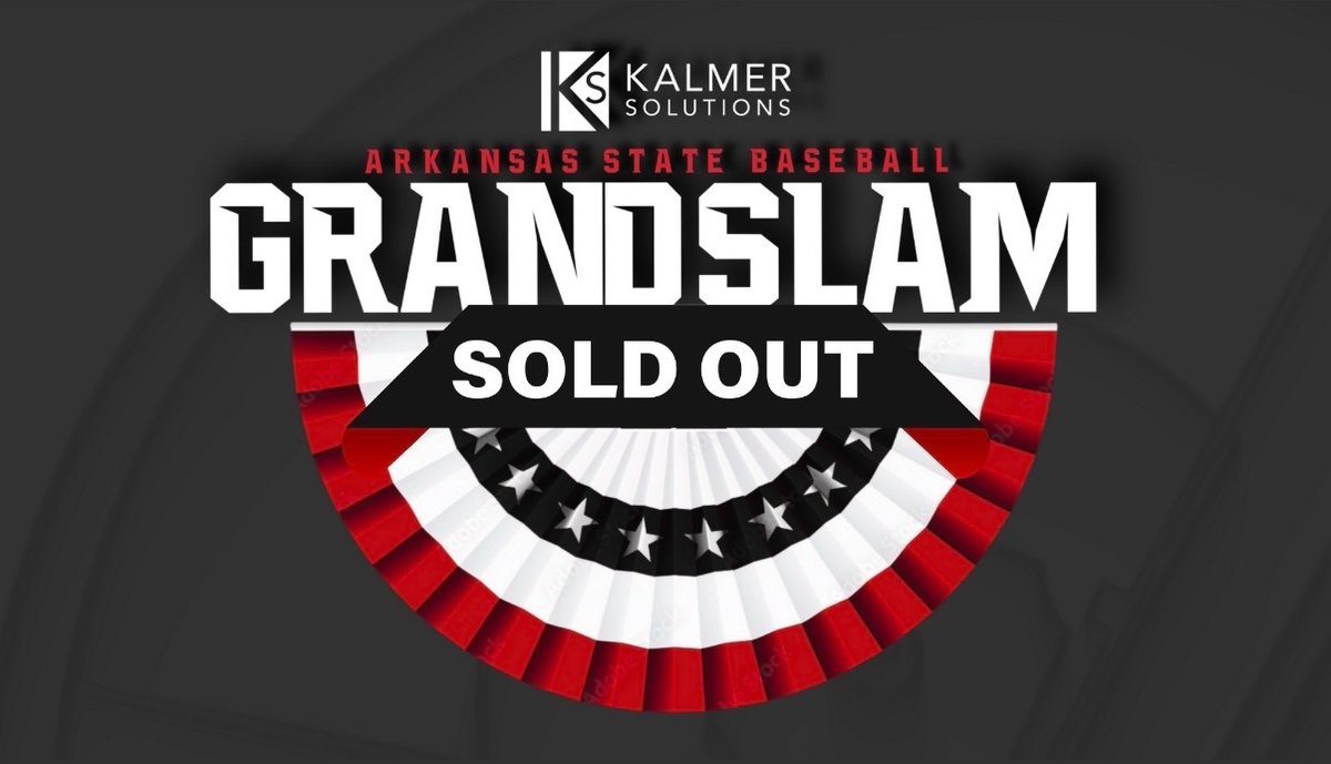 AStateRedWolves's tweet photo. GOING, GOING, GONE!

We're happy to announce that Friday night's Grand Slam Banquet is officially SOLD OUT! But, don't forget that you can still take part in the official groundbreaking ceremony for our Player Development & Indoor Practice Center. That event takes place Friday afternoon at 4:45 inside the Embassy Suites and Red Wolf Convention Center! #WolvesUp