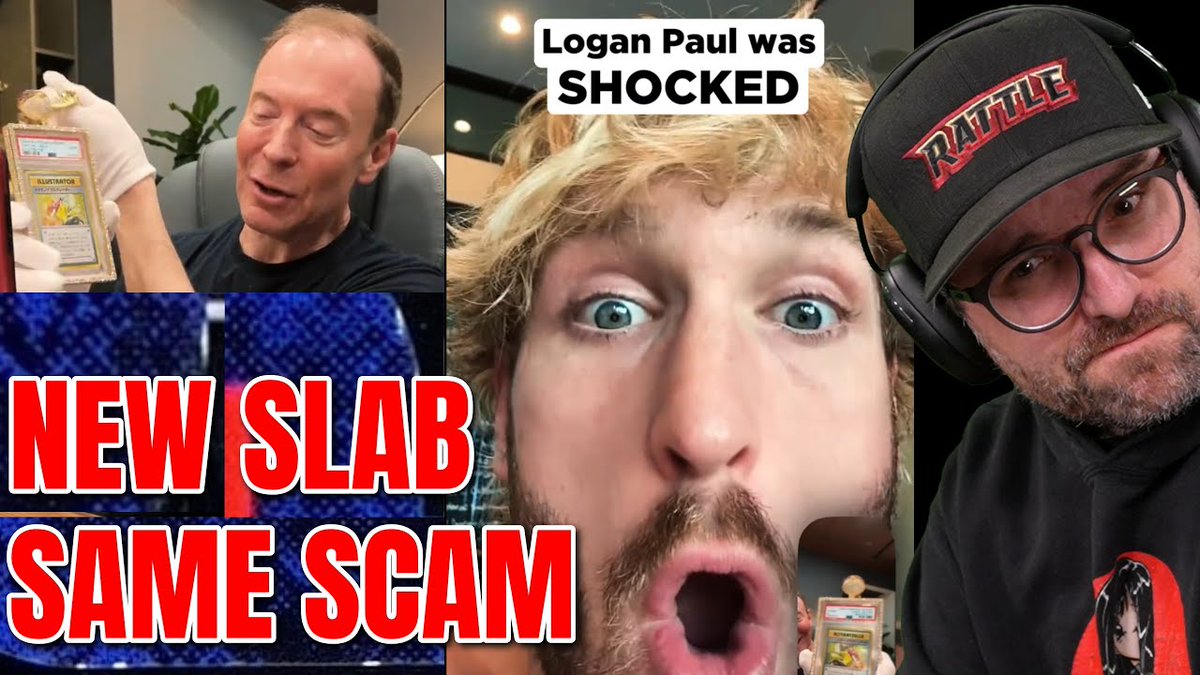 New Video! Logan Paul LMP SCAM "PSA 10" Illustrator Still Not a Real 10 After Reholder
youtu.be/8AjLMzR_xJY