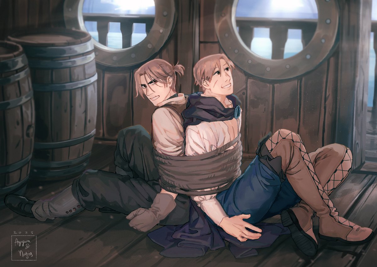 mewdival AU twins + <a href="/Ayywa0/">ayywa</a> helped out with the background #oc