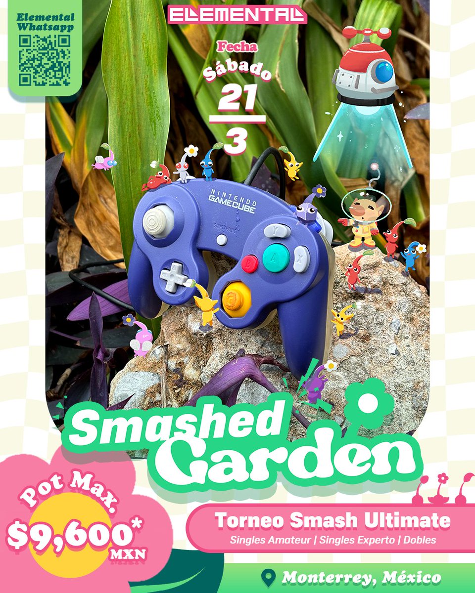 🚀INICIA LA EXPEDICION EN EL JARDIN🚀

Participa y compite contra otros exploradores para conseguir la mayor cantidad de riquezas, todo esto en un enorme jardín.

📅 Fecha: sábado, 21 de marzo
🏟️ Lugar: Monou Gaming Center MTY (Galerías Valle Oriente)  

⬇️INSCRIPCIONES EN