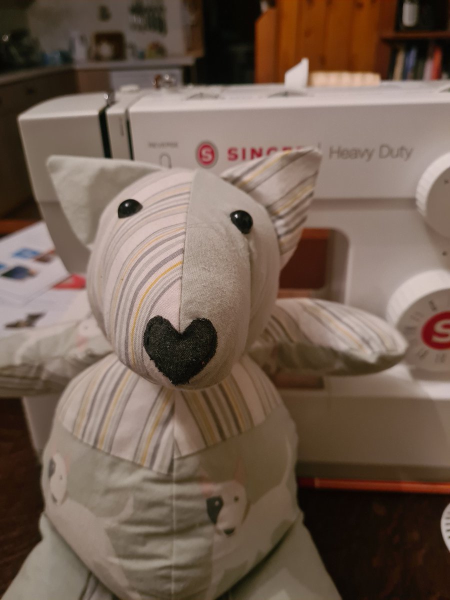 The Vinnie memory dog got a nose today!