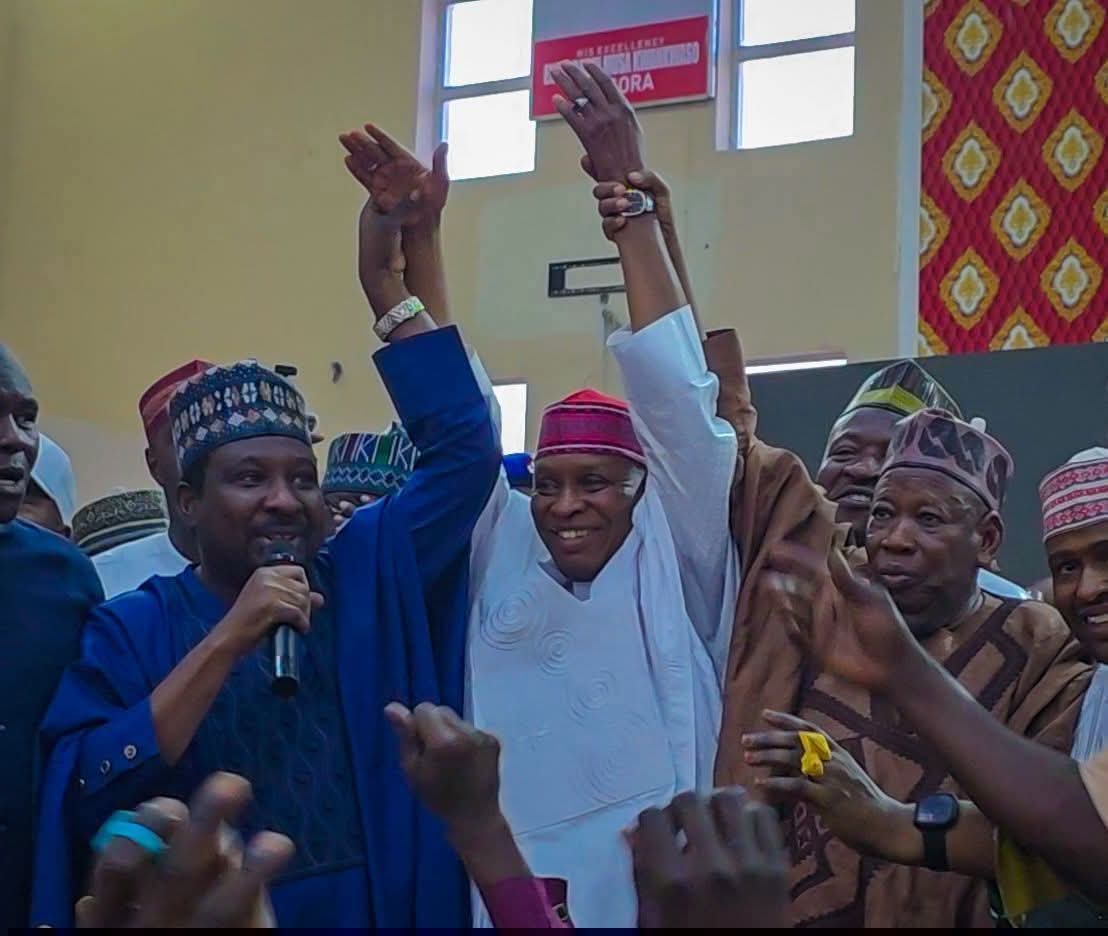 Officially APC.
Congratulations <a href="/Kyusufabba/">Abba Kabir Yusuf</a> 
<a href="/KawuGarba/">Kawu Garba</a> <a href="/officialABAT/">Bola Ahmed Tinubu</a> <a href="/KashimSM/">Kashim Shettima</a>