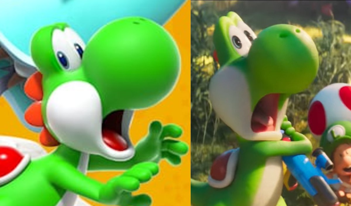 Nintendo also LITERALLY just showed us this render of yoshi