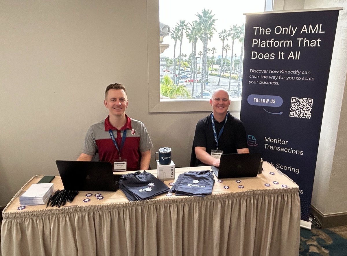 KinectifyAML's tweet photo. We're here for Day 1 of #Skiild2026! 👋

Stop by at Table 106 for some Kinectify swag and a quick demo of our AML #riskmanagement software. 

Can't find time in between sessions? Book some time with Justin and Max here ➡️ https://t.co/yUAFD01VlC 

#aml #amlcompliance https://t.co/eSJ6urGxHX