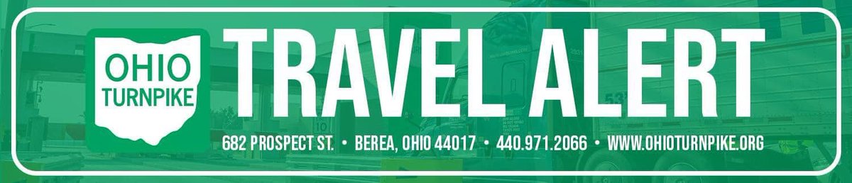 Extreme Cold and Winds Will Make Travel Difficult in Northern Ohio Due to Reduced Visibility and Icy Conditions

BEREA, Ohio (Jan. 26, 2026) – The Ohio Turnpike and Infrastructure Commission is urging motorists to exercise extreme caution behind the wheel as Winter Storm Fern