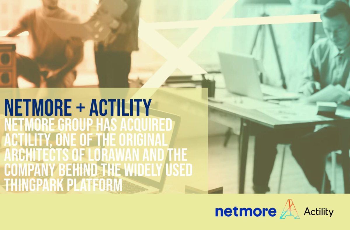 europawire's tweet image. 🛜 Netmore Group has acquired Actility, one of the original architects of LoRaWAN and the company behind the widely used ThingPark platform

👉 The news article: news.europawire.eu/netmore-group-…

🏷️ #IoT #LoRaWAN #acquisition 

𝕏 @netmore_ab @actility @abeeway