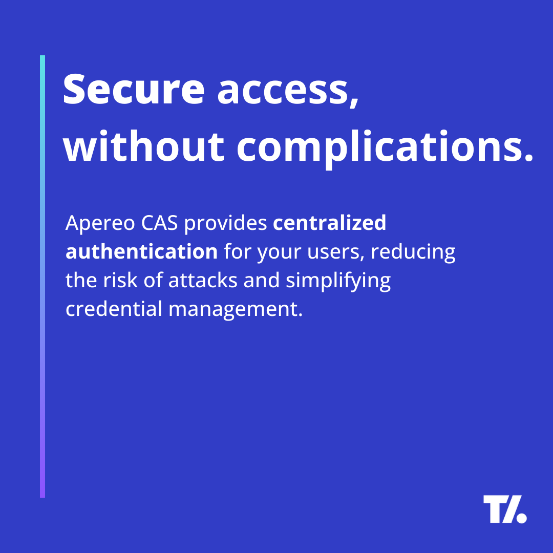 🫆 Single Sign-On (SSO) is essential for protecting corporate systems. Apereo CAS offers an advanced level of security, reducing phishing and improving the user experience.

📮 Take the first step towards security:
tirasa.net/en/contacts

#IAM #OpenSource #Cybersecurity