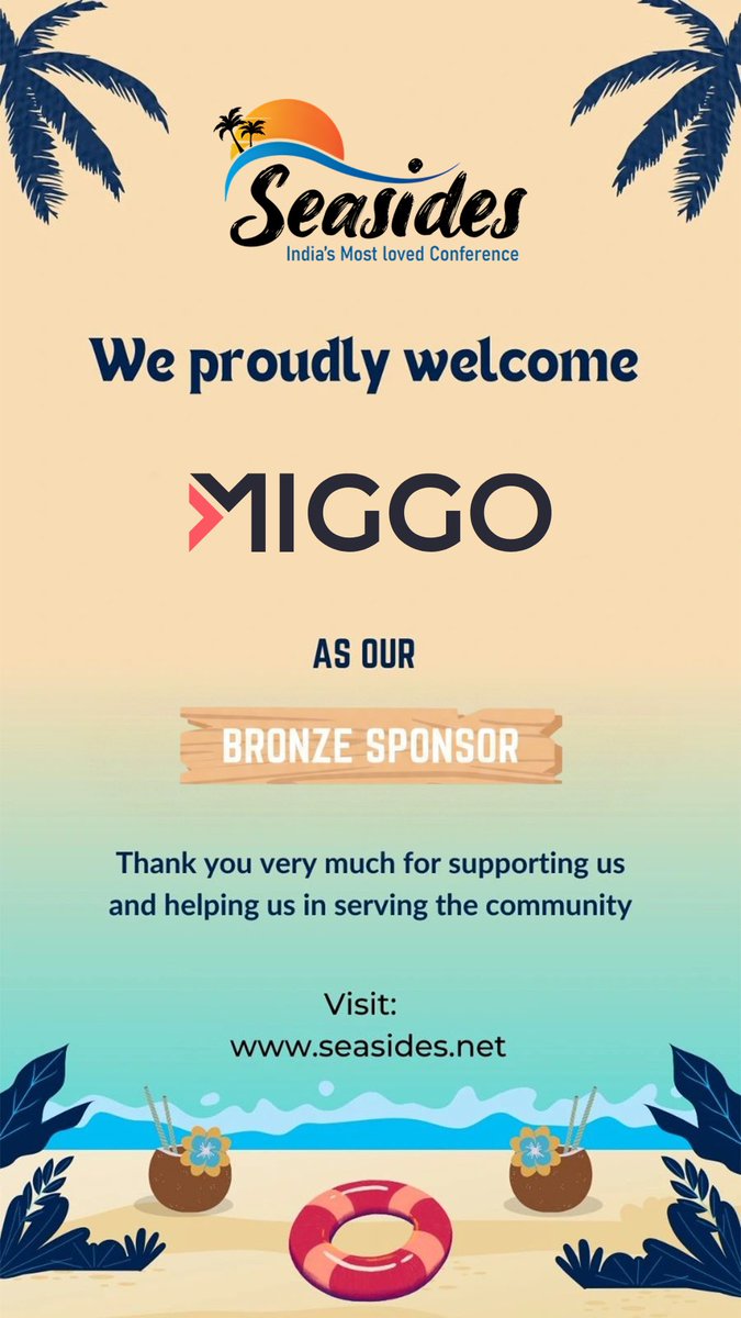 seasides_conf's tweet photo. Big thanks to @MiggoSecurity for being a Bronze Sponsor of #SeasidesConference! @MiggoSecurity Application Detection &amp; Response platform brings real-time visibility and automated threat response to modern, cloud-native apps. Thank you @MiggoSecurity https://t.co/S5Ly10hYrG
