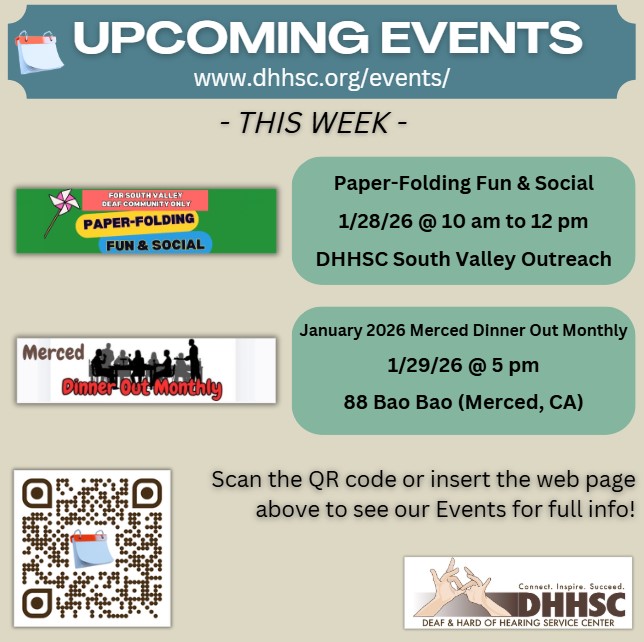 *EVENTS FOR YOU - CHECK IT OUT!*

Don't miss these out &amp; much more!

dhhsc.org/events/

See you then!

<a href="/followers/">はうはう</a>

#DHHSC #PaperFoldingFunAndSocial #MercedDinnerOutMonthly
