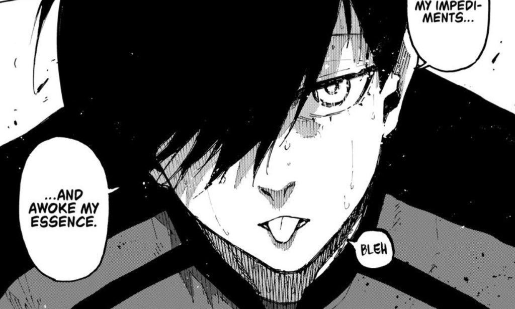seishirobear's tweet photo. when rin sticks his tongue out but it’s tiny 🥹🤏 https://t.co/22YTzuhxB8