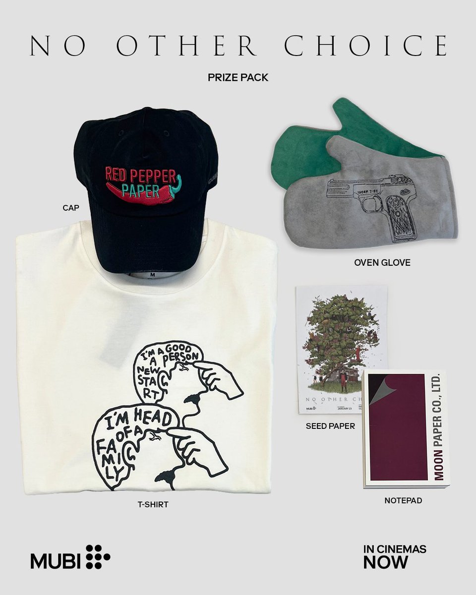 cineworld's tweet image. REPOST FOR A CHANCE TO WIN 🔁

With Park Chan-wook's #NoOtherChoice out now at Cineworld, we're celebrating by giving away a No Other Choice merch pack! 🎬 To enter, just repost.

T&amp;amp;Cs apply: bit.ly/3ZyrXDe
Enter by 23:59, 02/02/26.