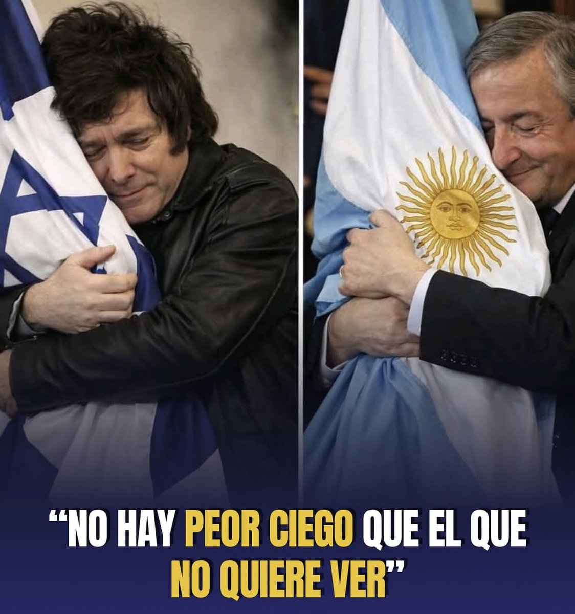 Yo abrazo la única, la celeste y blanca, y vos⁉️