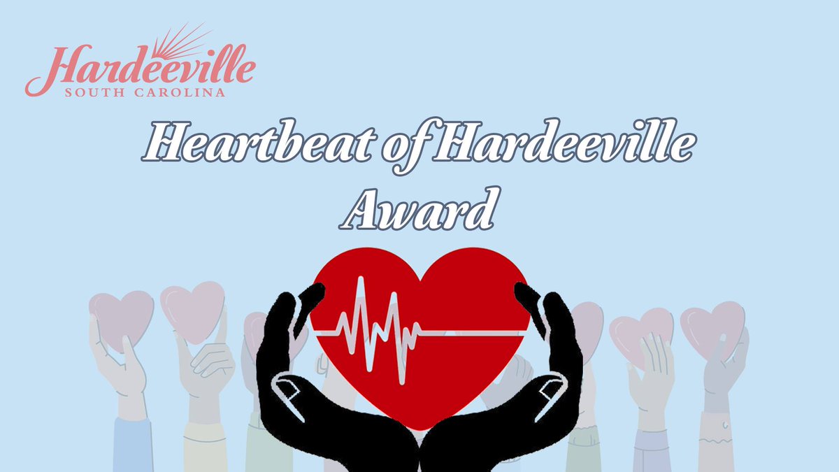 ❤️ Nominate a Community Hero!
There’s still time to submit nominations for the 2025 Heartbeat of Hardeeville Award. Know someone who makes a difference? Nominate them by January 31:
hardeevillesc.gov/2749/Heartbeat…