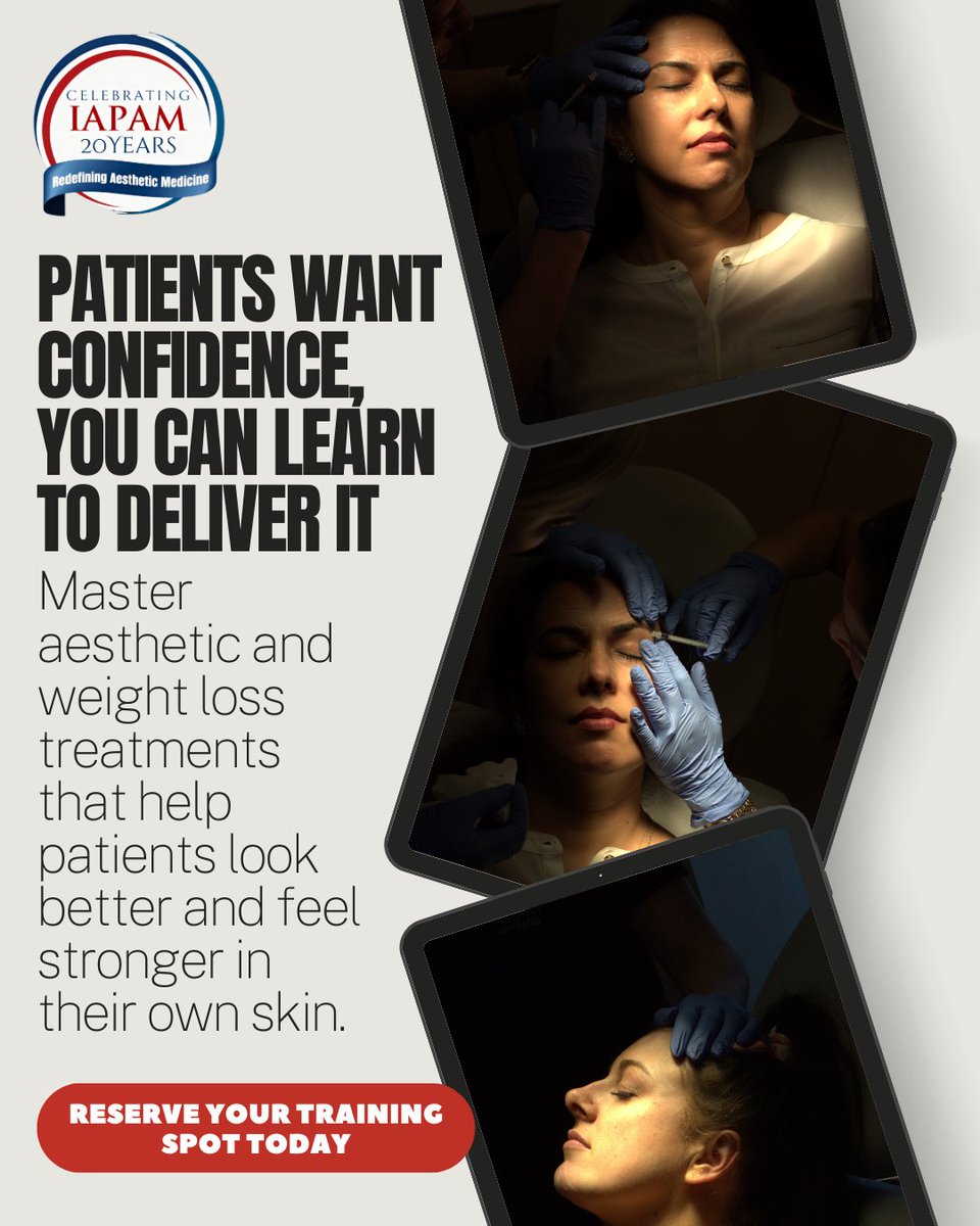 Turn Goals Into Income
Your goals deserve more than a wish list.
💼 Turn inspiration into income by mastering GLP-1s, aesthetics, Botox®, and proven business strategies—all in one symposium.
Confidence starts with education.
🔗 Enroll now.