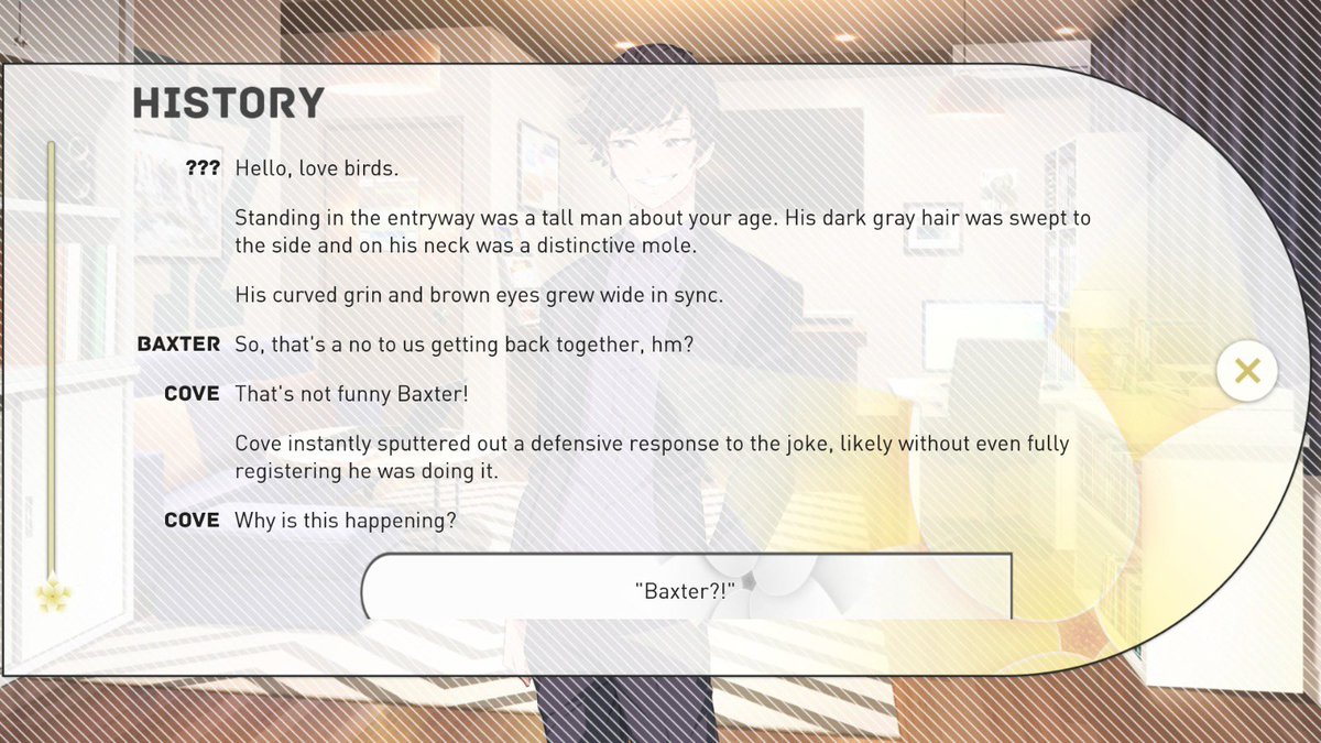 xomonochromance's tweet image. the absolute audacity of this man (i love him so much) also Cove’s reaction 👀