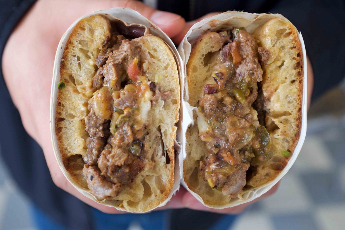 Savor the flavor of our most loved dish, Molcajete #3! 🍽️ A delightful mix of mayo, grilled beef, molcajete sauce, queso asado &amp; beans. It's no wonder it's a fan favorite! 😋 #CooksTortas #FoodieFave #MolcajeteMagic