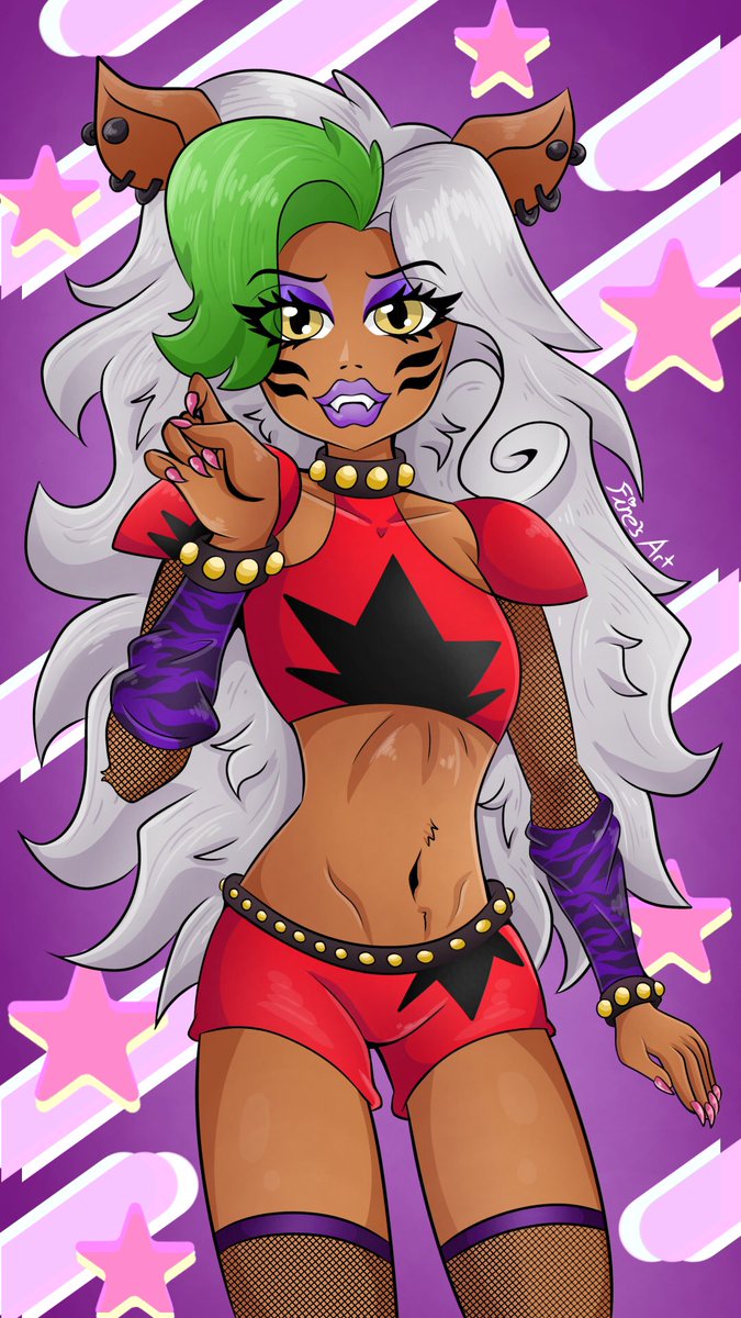 Les presento a… Clawdeen Wolf haciendo un hermoso cosplay de Roxxane Wolf!! ❤️

Comisiones abiertas~ ✨
#furry #furryartists #FNAFSecurityBreach #MonsterHigh #digitalart