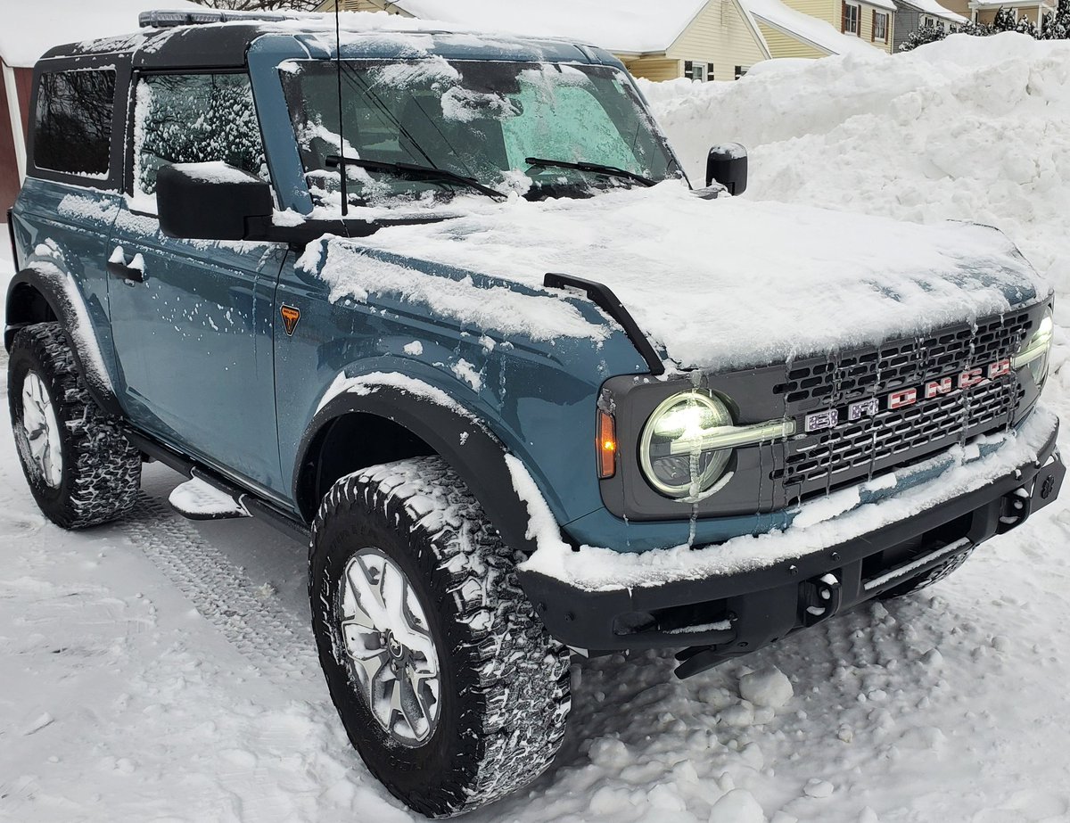 P1L0T's tweet image. Sometimes you don't need to go fast, you just need to get there.

#Bronco #Bronco6G #snowmageddon2026 #snowmageddonSurvior
