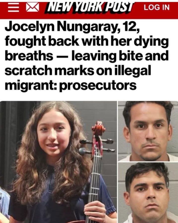 Sassafrass_84's tweet image. Jocelyn Nungaray mattered, too. 💔

The left defends criminals. The right wants to protect the innocents. Protect our citizens. 

We are not the same.