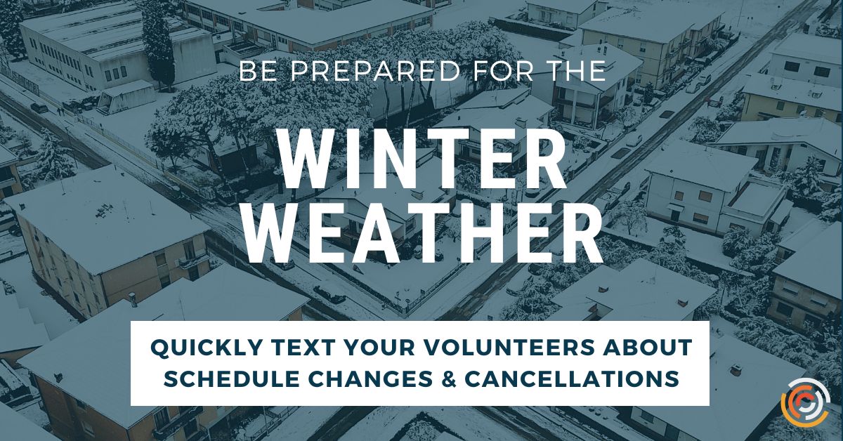 cervistech's tweet photo. ❄️ As winter weather hits, staying prepared matters — especially when you’re coordinating volunteers. 

With CERVIS, you can quickly send text alerts to keep your volunteers updated on schedule changes, delays, or cancellations. Stay ready and stay connected this winter.🩵 https://t.co/GVpeZes990