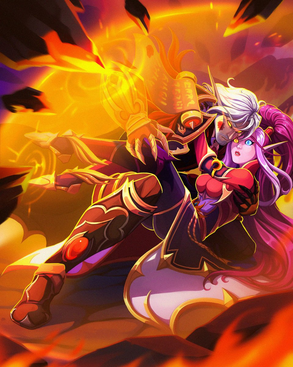 Loved the concept for this one ♡♡♡
Awesome characters for <a href="/Vel_Effect/">Velly boi</a> and Solfoxa (deviantart)