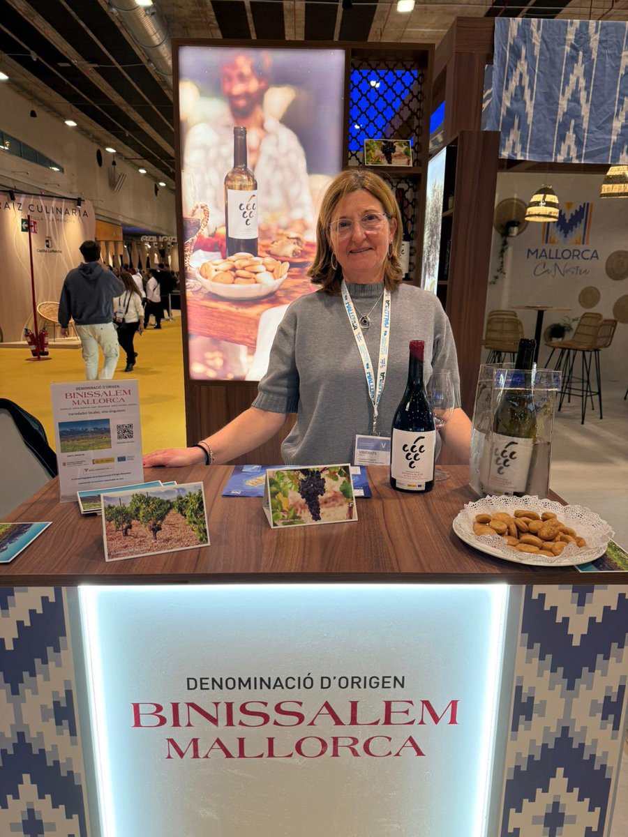 BinissalemDO's tweet photo. Del 26 al 28 de enero, la DO Binissalem participa en el congreso gastronómico #madridfusion2026, en el stand de Mallorca bajo el lema: “Mallorca se vive. Mallorca se saborea». Vinos singulares elaborados con #Mantonegro #moll @PequenasDos 
@ConselldeMca @productelocal https://t.co/d9xAnFb03Q