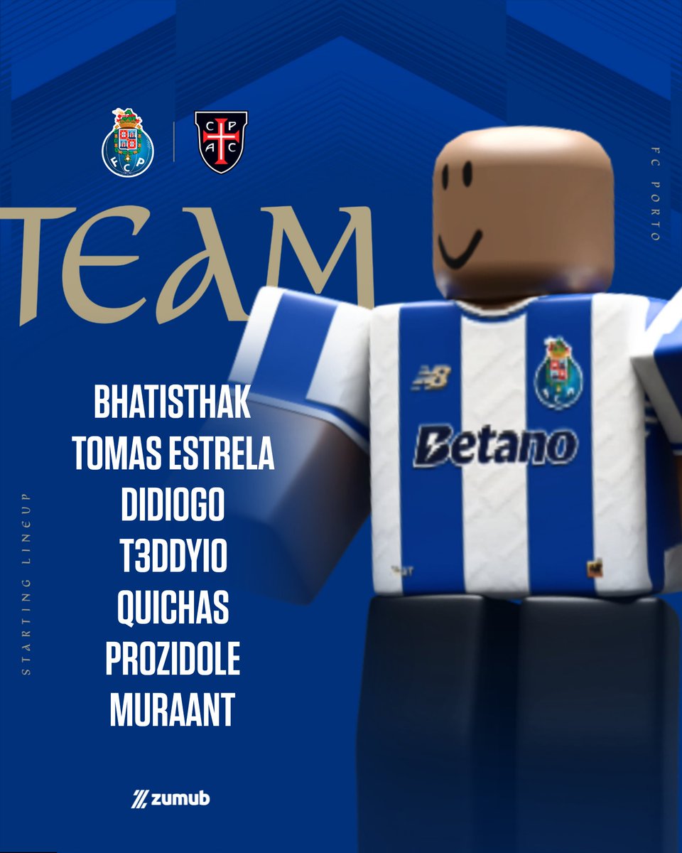 FCPortoMPS's tweet photo. Jร TEMOS EQUIPA ๐
#FCPCPAC #ROBLOX https://t.co/NswLeL6Fkl