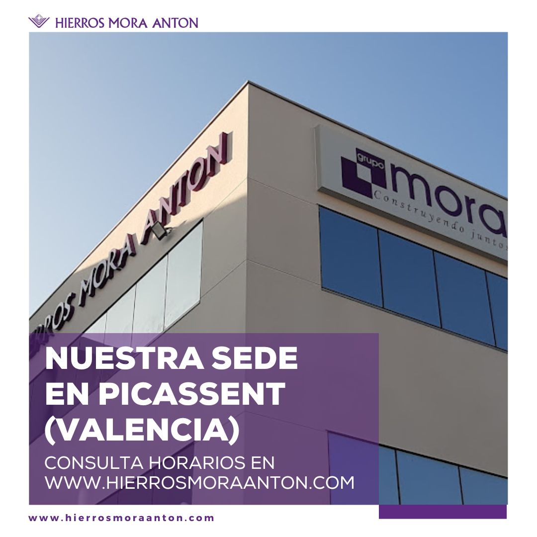 🔝En Hierros Mora Antón estamos siempre a tu disposición.

📍Polígono Industrial La Coma, Mas dels Foressos, 46229 Picassent, Valencia
📞96 253 80 25

👉 hierrosmoraanton.com

#metalurgica #siderurgica #construccion #almacendehierros #estructurasmetalicas