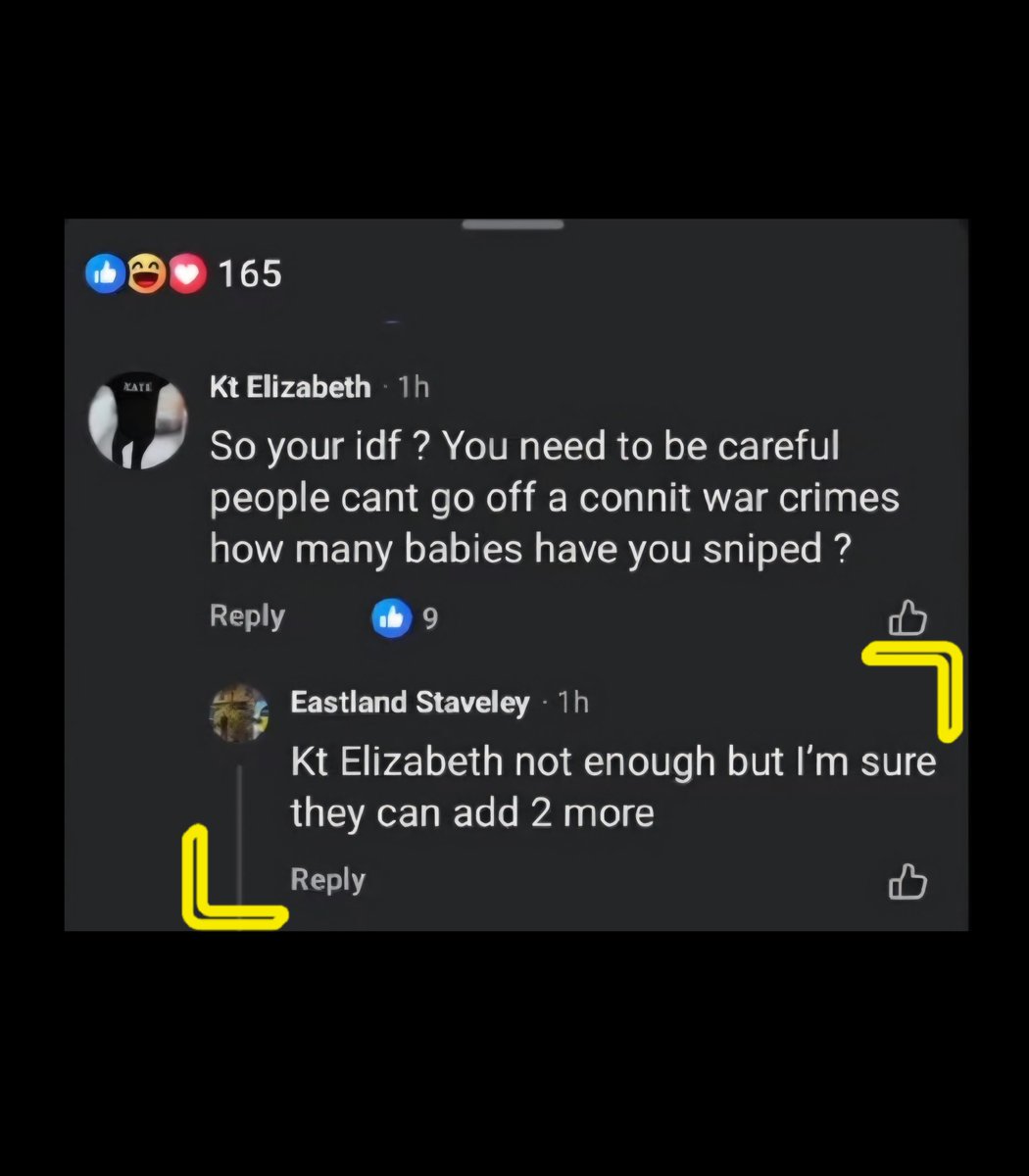 When asked: 'how many babies have you sniped?'

Eastland Christopher Staveley replied: 'not enough'.

Staveley is a British jewish doctor.