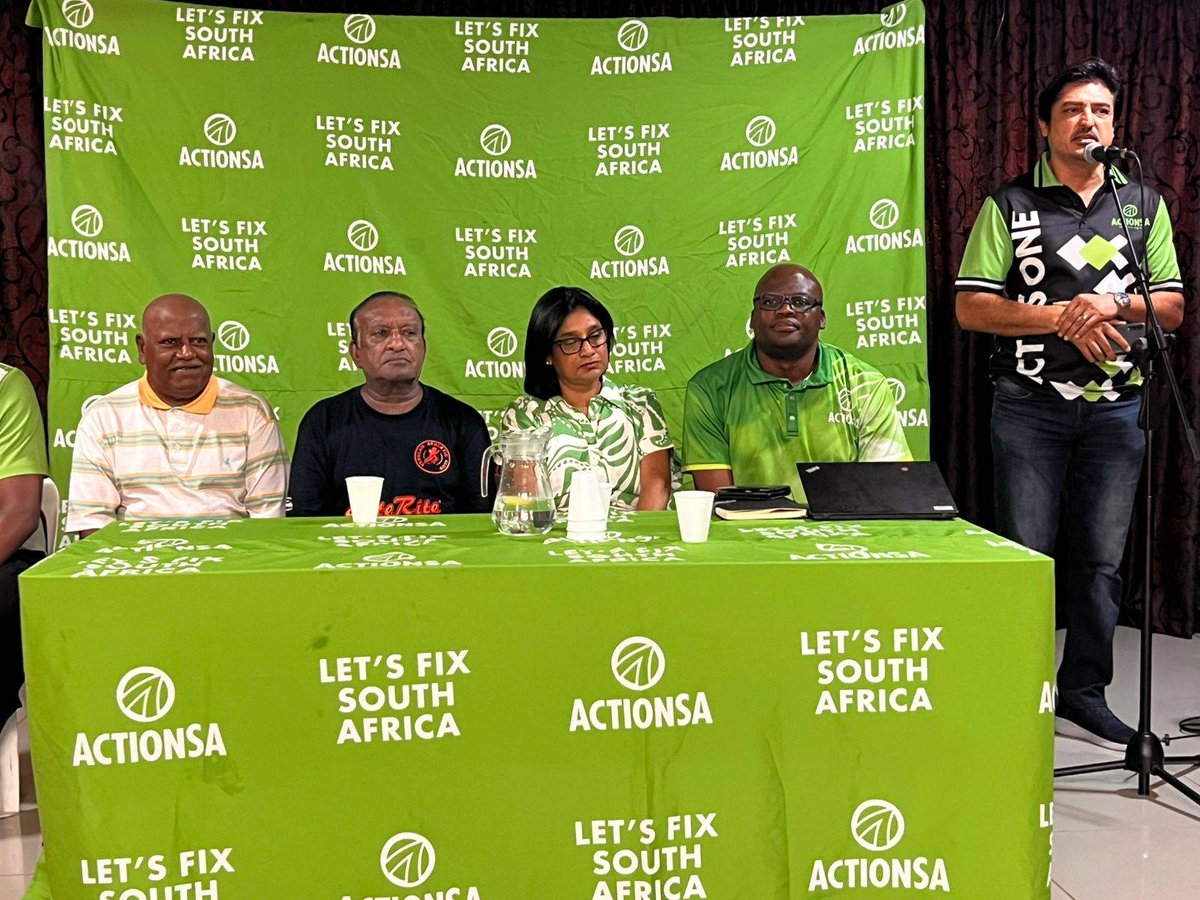 Today, we proudly welcomed respected community leaders from Phoenix in eThekwini.

Their decision reflects growing confidence in ActionSA as a political home for South Africans who believe in unity, good governance and pragmatic solutions.

🔗 Read more: actionsa.org.za/actionsa-kzn-w…