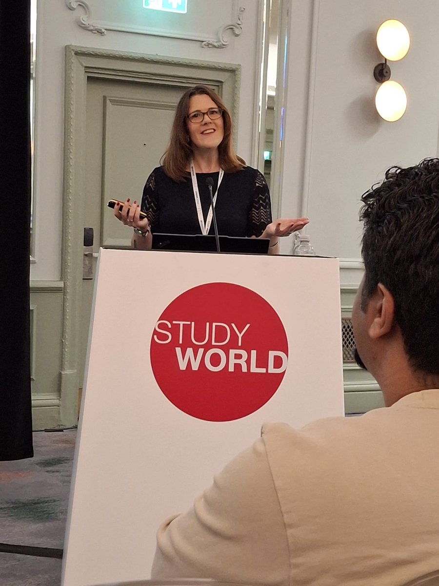 SusanYoung_'s tweet photo. What do you do once you’ve enrolled students? @JKassteen tells #StudyWorld: “Keep them warm, nurture them and spread some joy.” Design touchpoints for the journey, open up comms between schools and agents, and with parents and students. #UKELT https://t.co/Zhvo6vpLiG