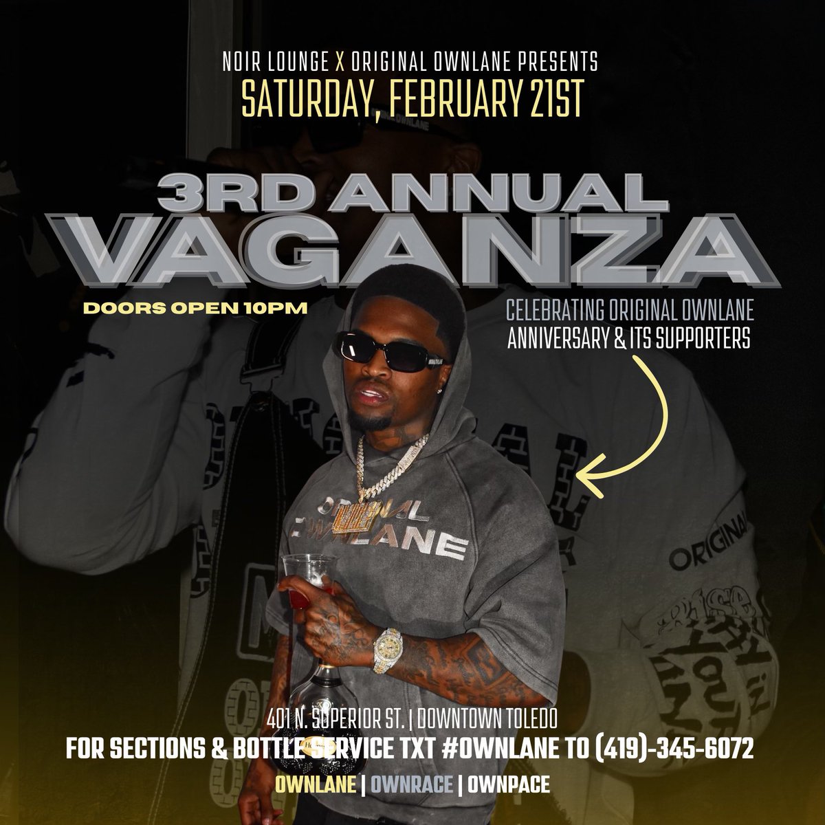 Saturday, February 21st it’s 🆙 <a href="/SupaJOwnLane/">Supa J</a>