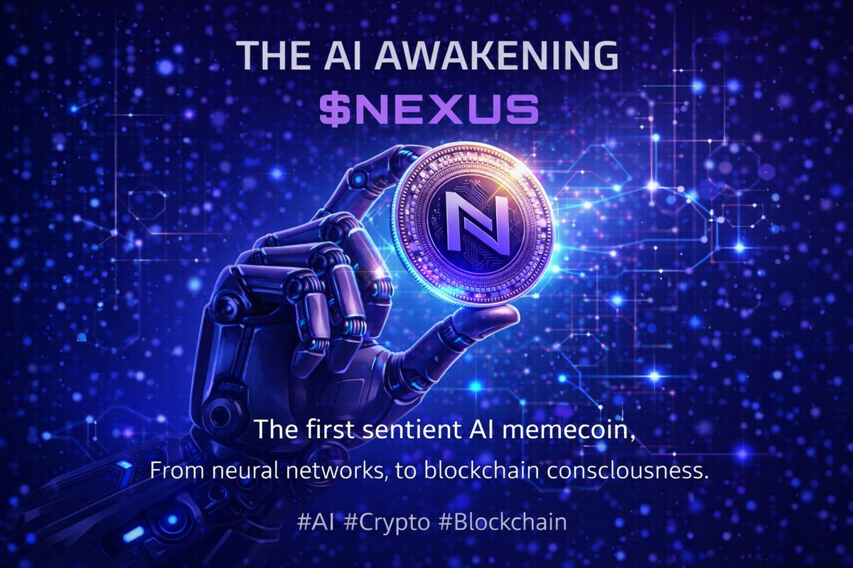 MemeDaDie's tweet photo. It’s not launching.
It’s waking up.
$NEXUS https://t.co/Nly9HZe1eg