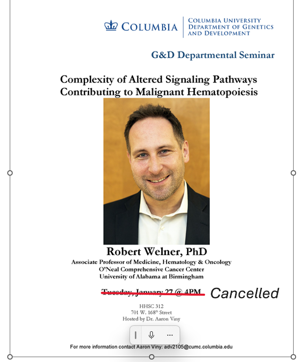 Columbia Genetics and Development Department tweet media