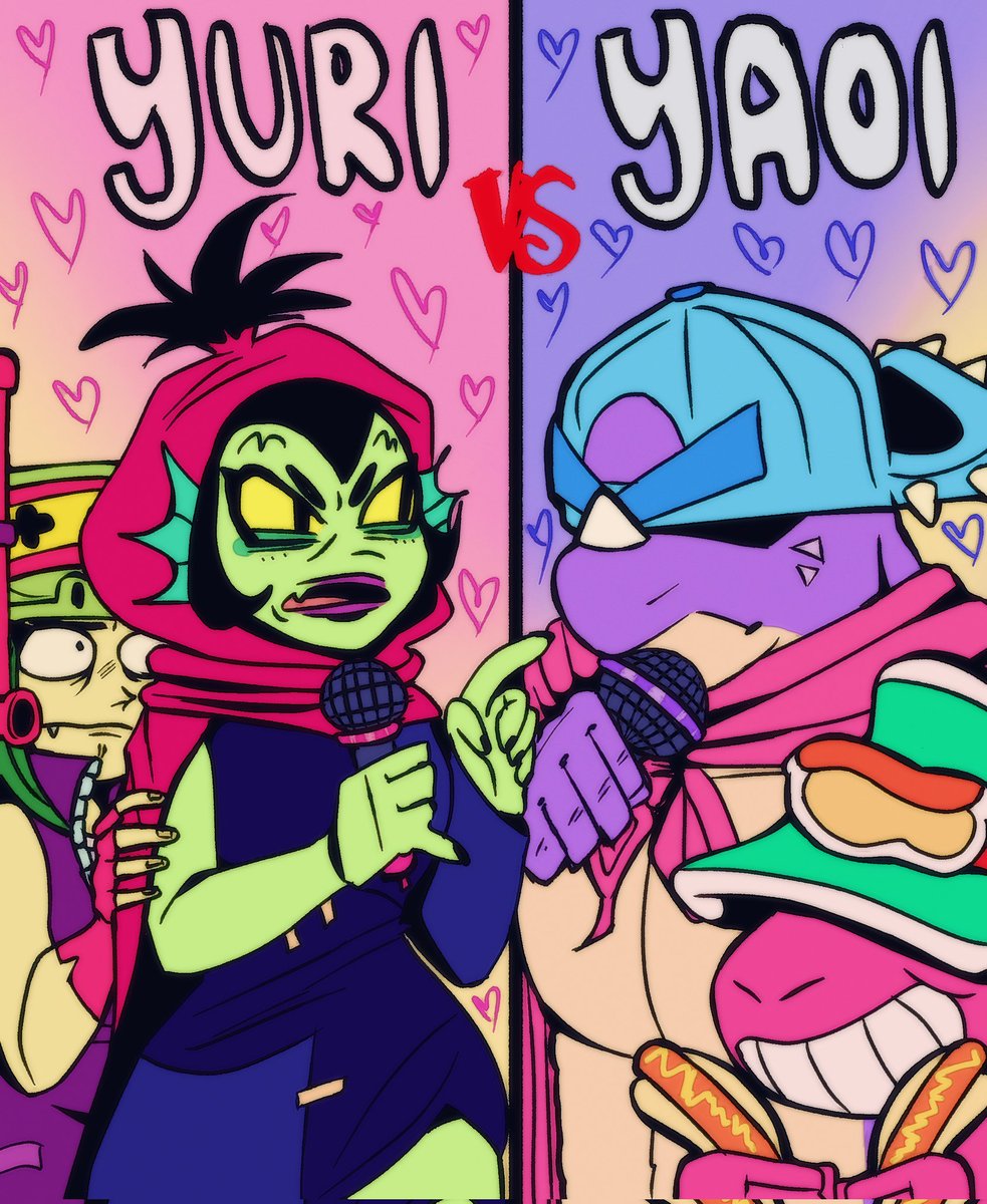 yuri vs yaoi 
#BrawlStars #BrawlStarsArt #BrawlStarsPierce #brawlstarsdoug #brawlstarswillow #brawlstarsalli