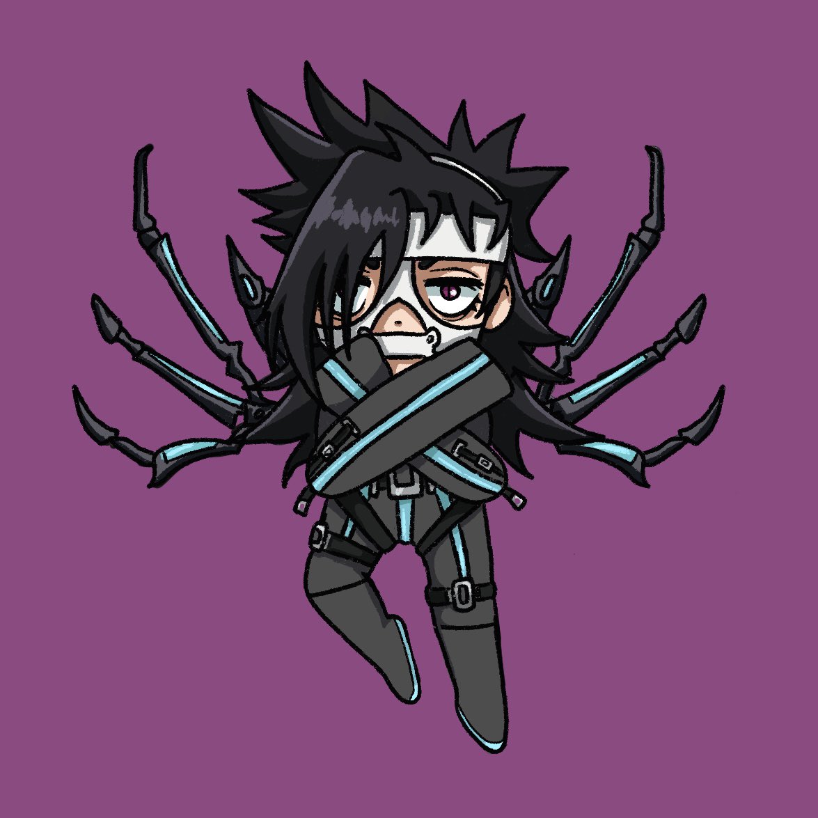 redesign of my Nero the Sable in honor of 20 years of Dirge of Cerebus 💜 #ff7 #ff7ec