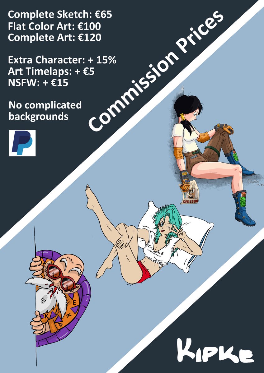 Commissions are officially open! Interested? DM

5 slots available, 2 temporary reserved for peeps who've been waiting in queue. I'll also pick up promised gifts/collabs soon. 

- 5% off if you 🗨️🔄❤️
- Valentine's discount: order before Feb 14 and you get the 2nd character free!