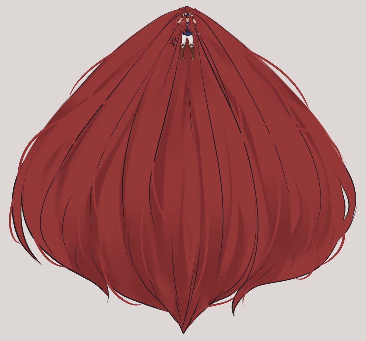 softmothleaf's tweet image. commission for @Nanoo4k 

#art #artist #digitalart #commission #hair