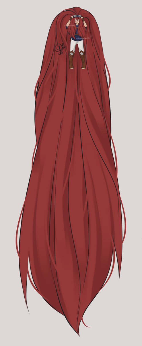 softmothleaf's tweet image. commission for @Nanoo4k 

#art #artist #digitalart #commission #hair