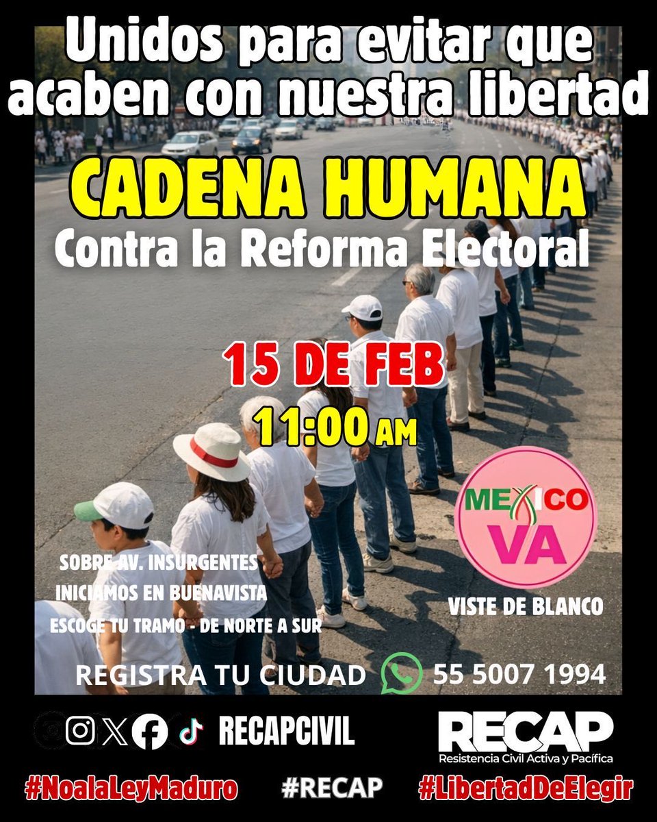 Mexico_Va_'s tweet photo. Eliminar las plurinominales para “reducir costos” es falaz cuando lo que buscan es concentrar el poder del partido mayoritario y silenciar voces de la oposición. 
No es austeridad: es ingeniería electoral para consolidarse.
#NoALaLeyMaduro #RECAP #Cadena15Feb
#MexicoVa🇲🇽
@HelenVL6 @MrLotario @RolandoASolisO @irmoralesl @USAmbMex @AlejandrodelaM2 @MrCivico_ @cayetanaAT @petite_suzette @Mirzaroval1 @AspasiaDeMilet