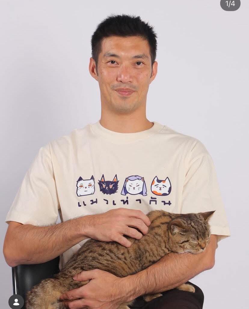 Againmydream1's tweet image. อุ้มแมวเพิ่มดาเมจ