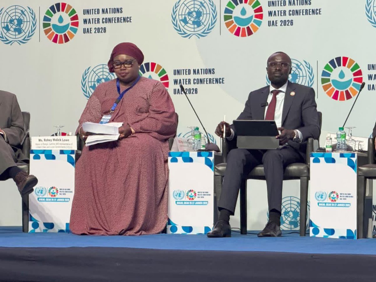 Mayor of Banjul Rohey Malick Lowe tweet media