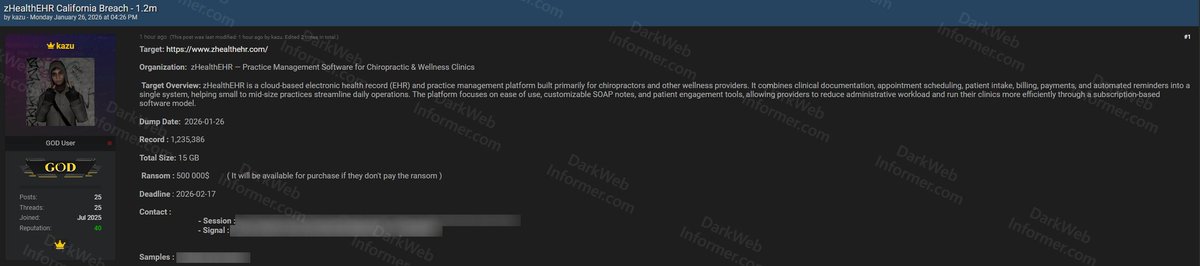 Dark Web Informer tweet media