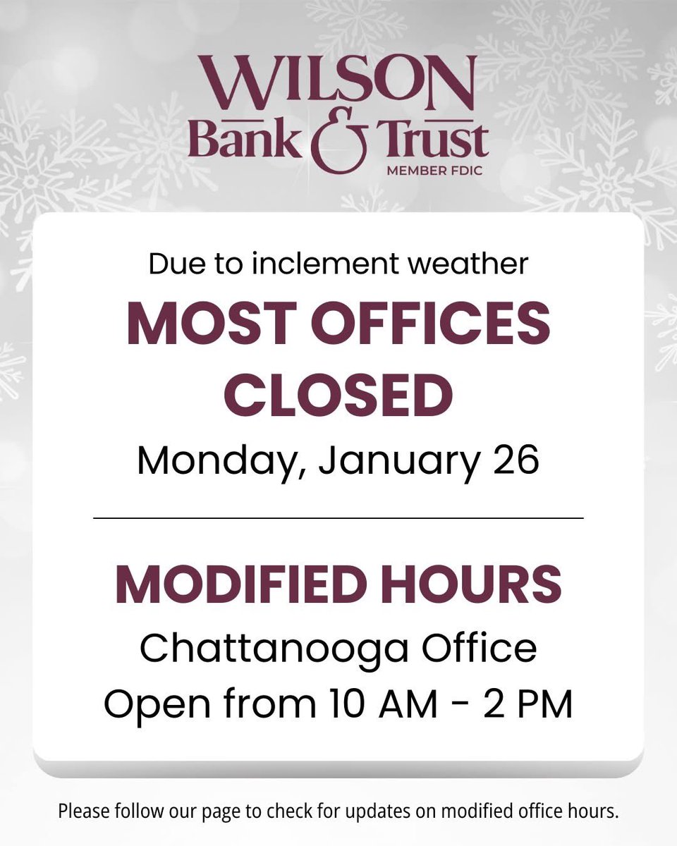 Wilson Bank & Trust tweet media