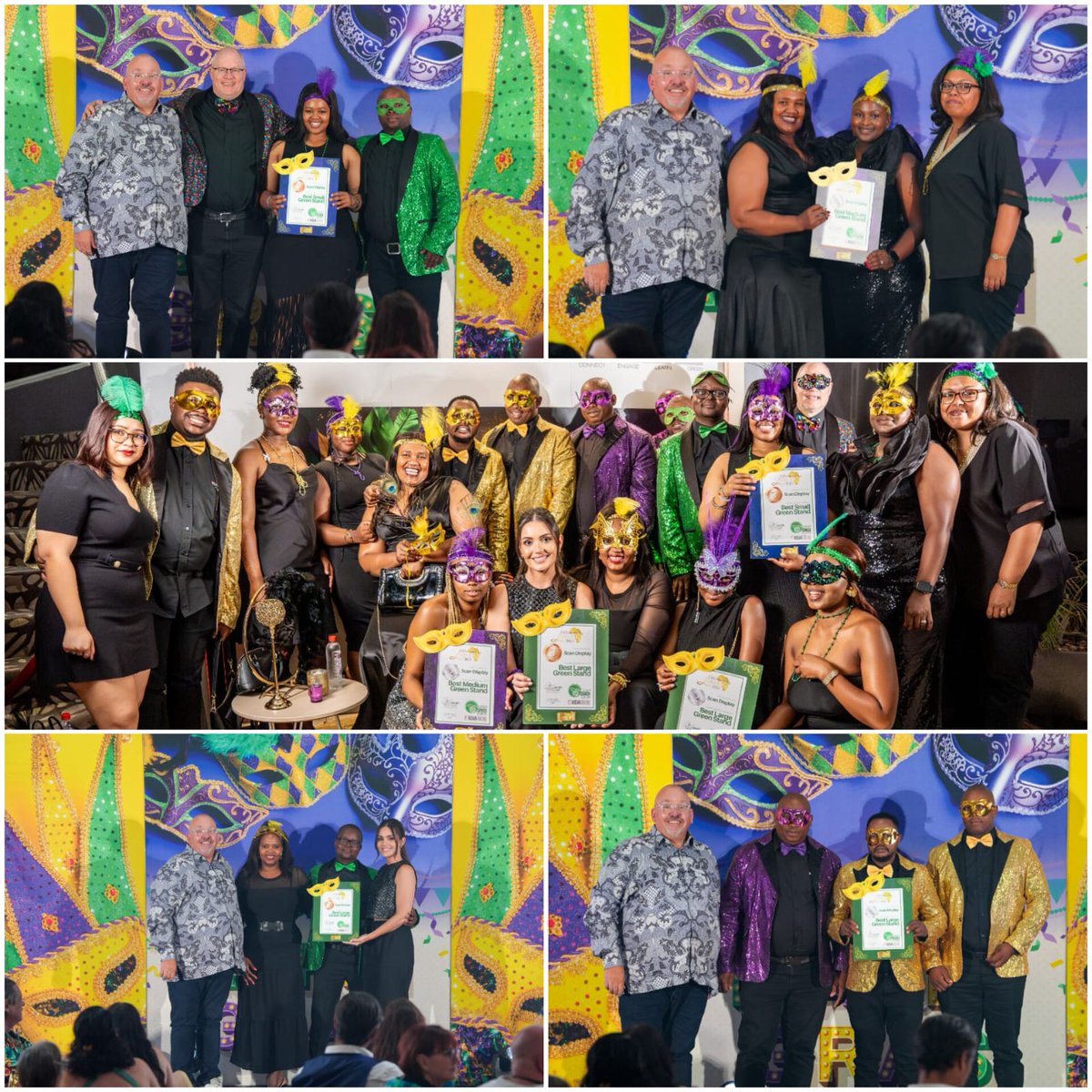 We were delighted to win four Green Stand Awards <a href="/EXSA_SA/">EXSA</a> EXSA-llence awards last week. Scan Display is passionate about sustainability, so these awards are especially meaningful.