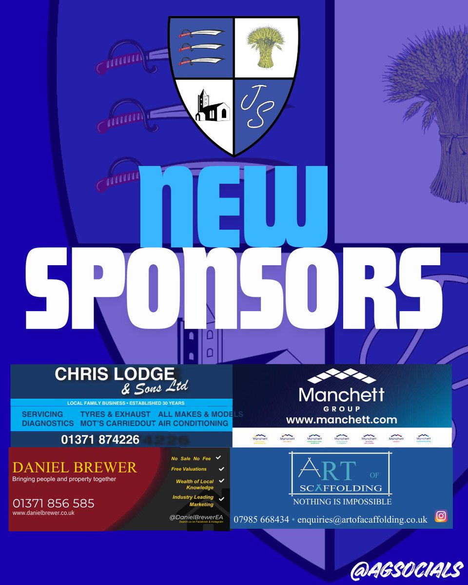 🔵⚪️NEW SPONSORS⚪️🔵

We’re delighted to welcome four new sponsors to Barnston AFC 👏⚽️

#UpTheBarno