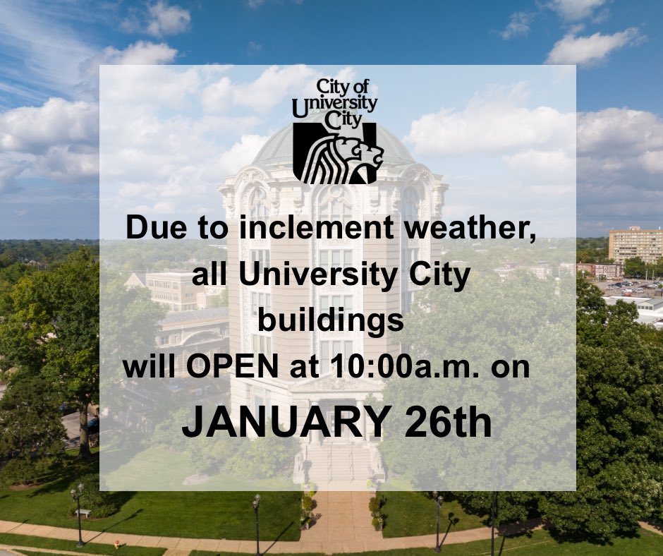 University City Mo tweet media